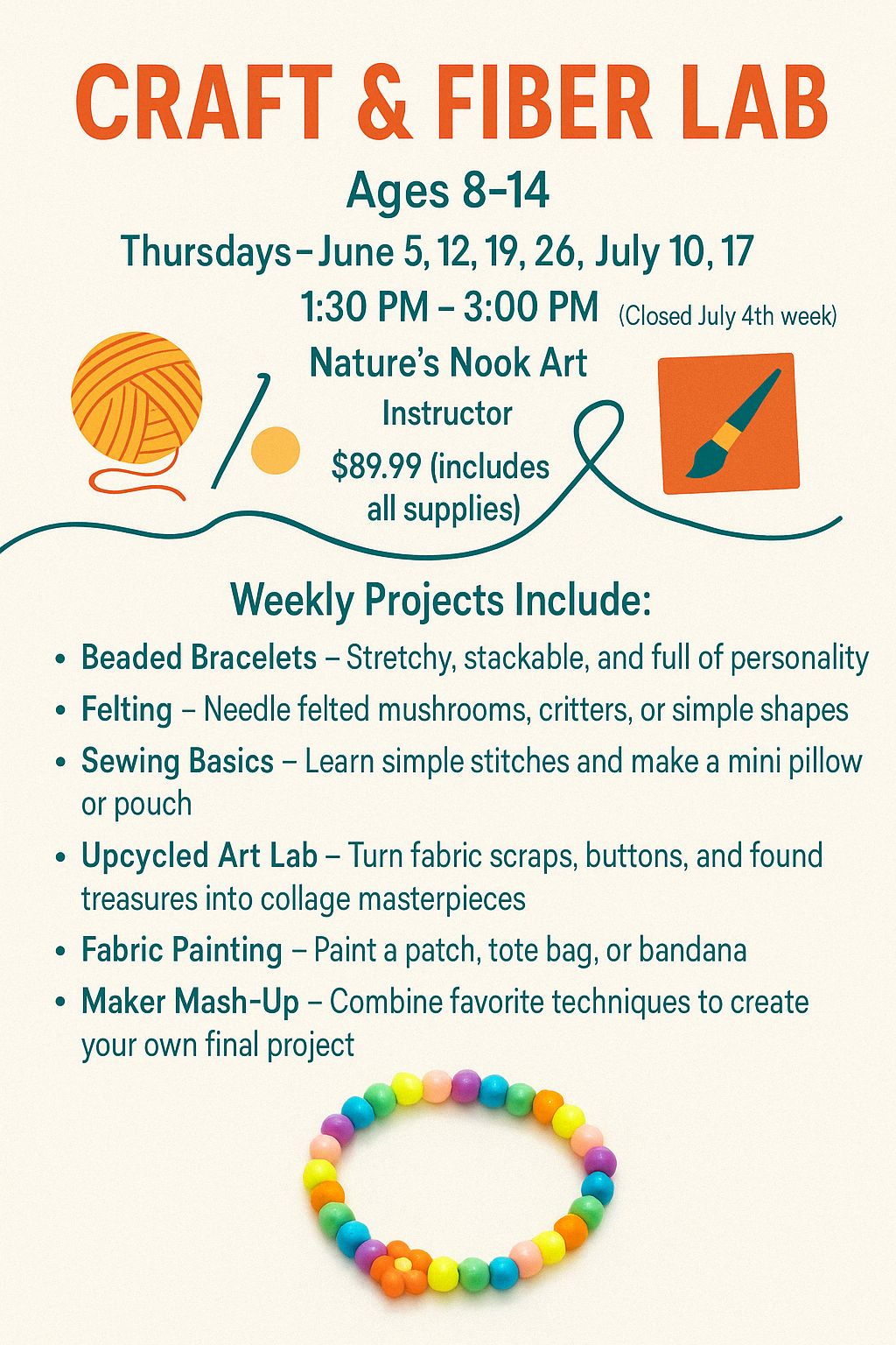 🎨 Craft & Fiber Lab