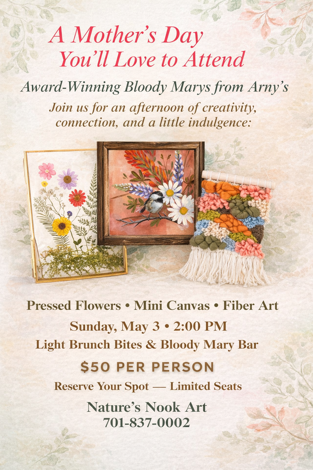 May 3 A Mother’s Day You’ll Love to Attend