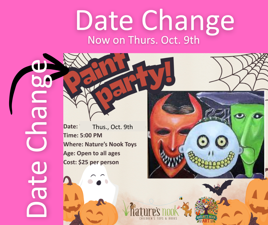 Oct. 9th Spooky Season Paint Party! at Nature's Nook