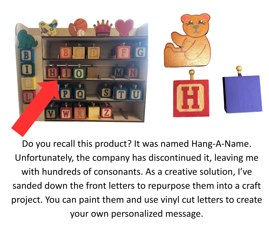 Dec. 6th DIY Personalized Name Block Craft