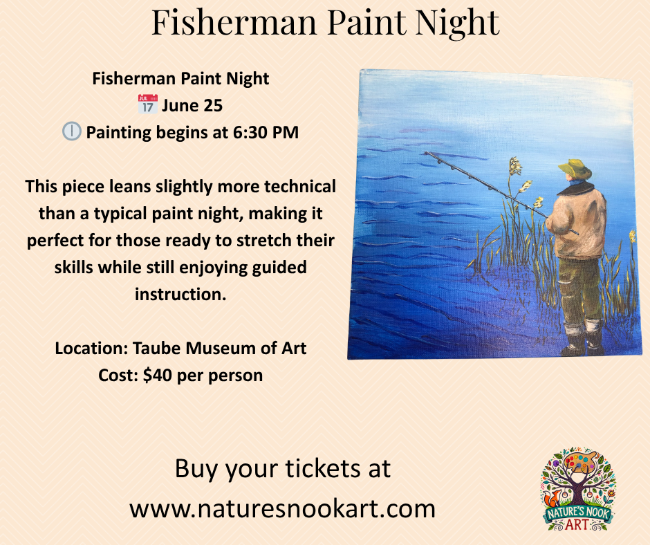 June 25 Fisherman Paint Night at the Taube