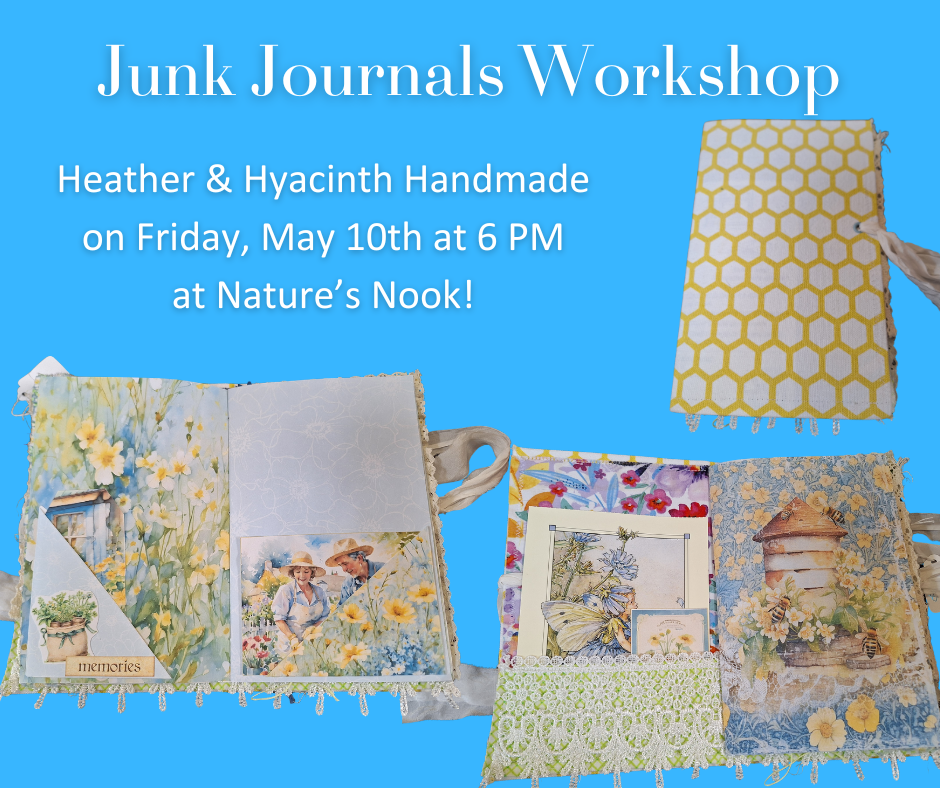 May 10th Junk Journal Workshop