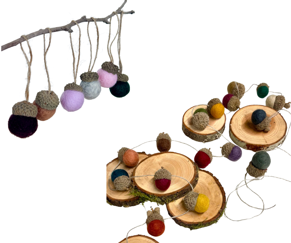Oct. 5th Nature’s Nook Acorn Collection – Felting Class