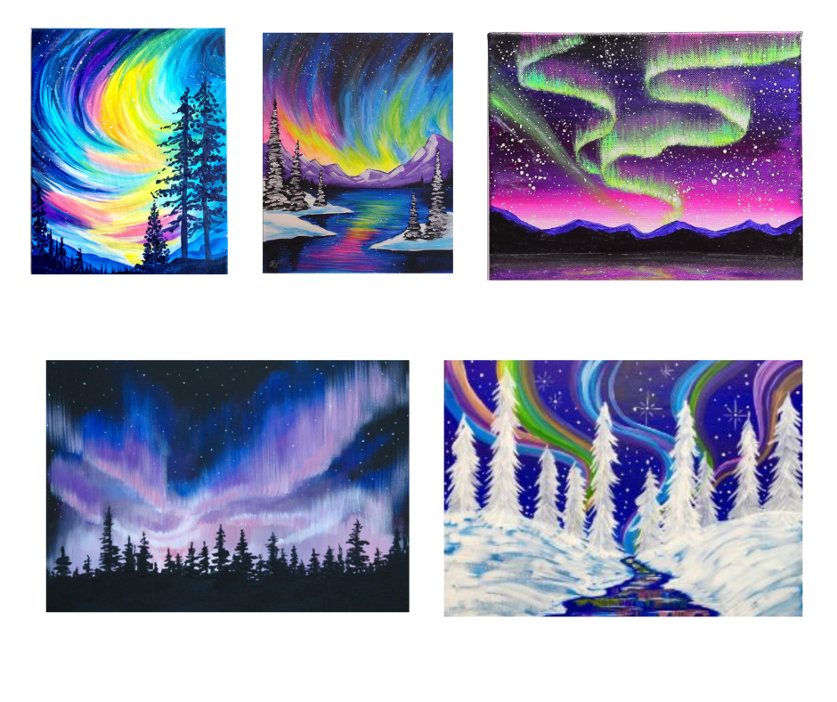 Northern Lights Kickoff Paint Night at The Taube