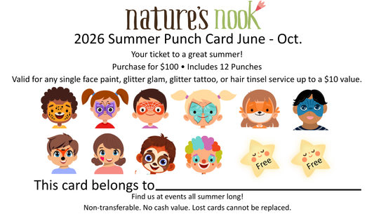 2026 Nature’s Nook Summer Punch Card