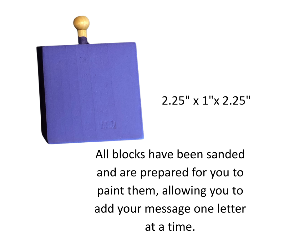 Dec. 6th DIY Personalized Name Block Craft