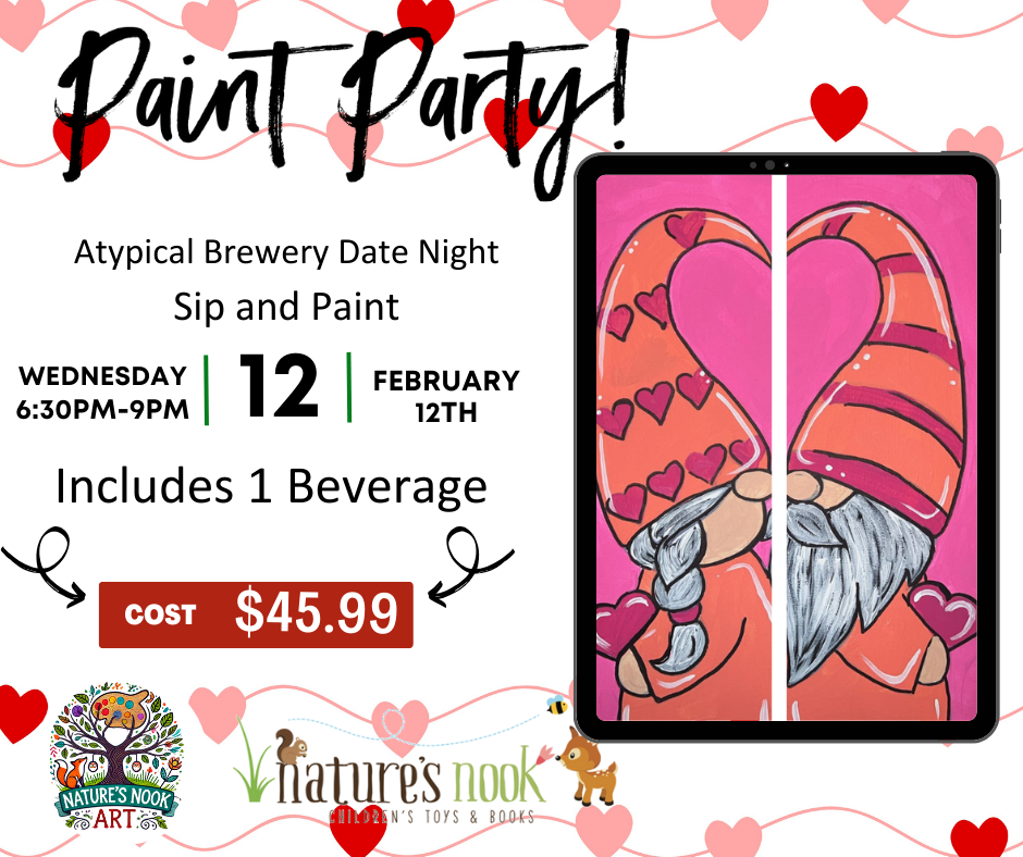 Feb. 12th Atypical Brewery Date Night Paint Party