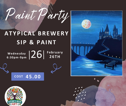 Feb. 26th Atypical Brewery Sip and Paint