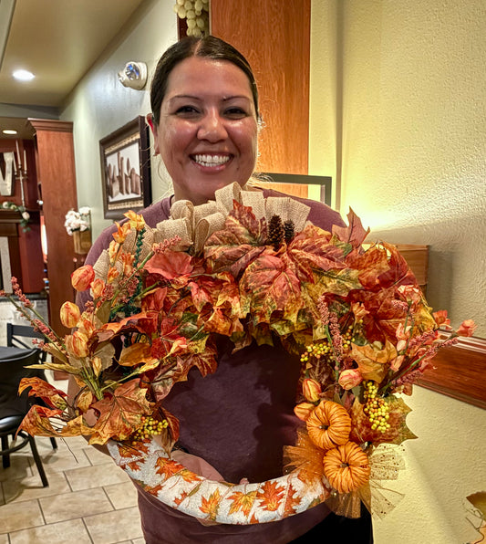 Fall and Winter Wreath Making