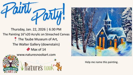 Jan. 22 Paint Night at The Tabue
