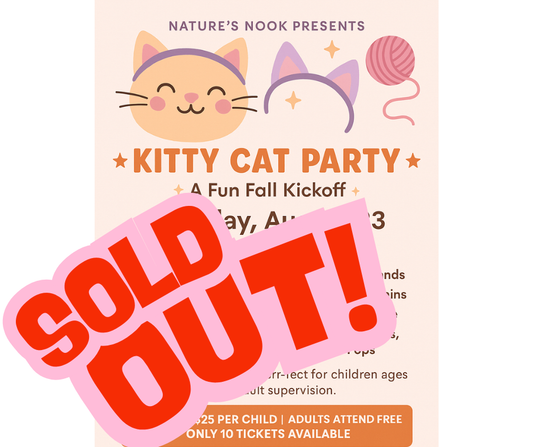 Kitty Cat Craft Party – Fall Kickoff at Nature’s Nook