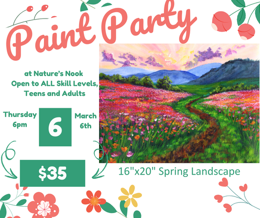 March 6th Landscape Painting at Nature's Nook