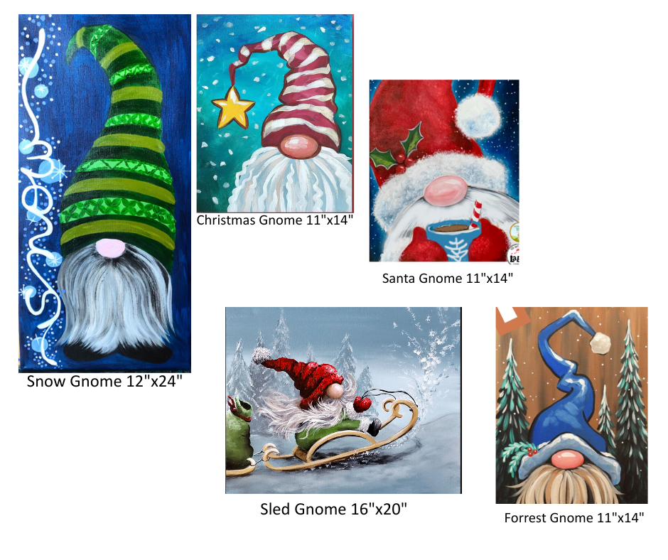 Dec. 17th GNOME-AGEDDON PAINT NIGHT!