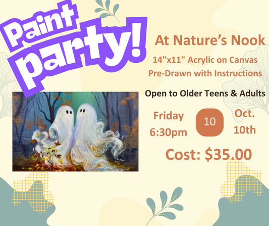 Oct. 10 Paint Party Nature's Nook
