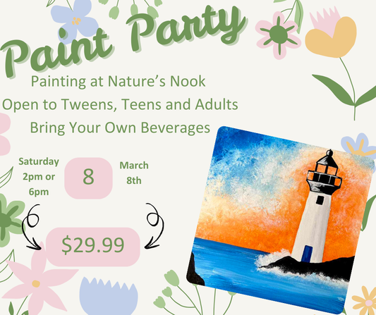 March 8 Lighthouse at Nature's Nook