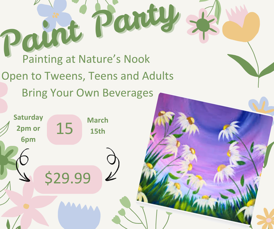 March 15th Daisies at Nature's Nook