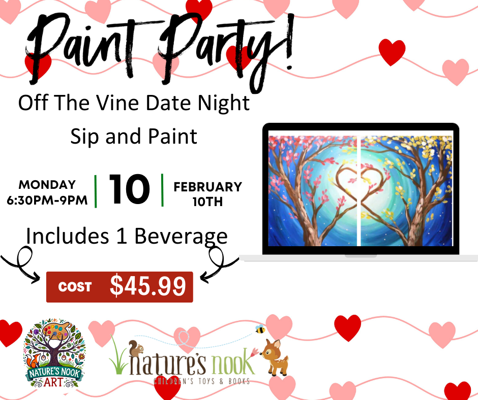 Feb. 10th Off The Vine Paint Party