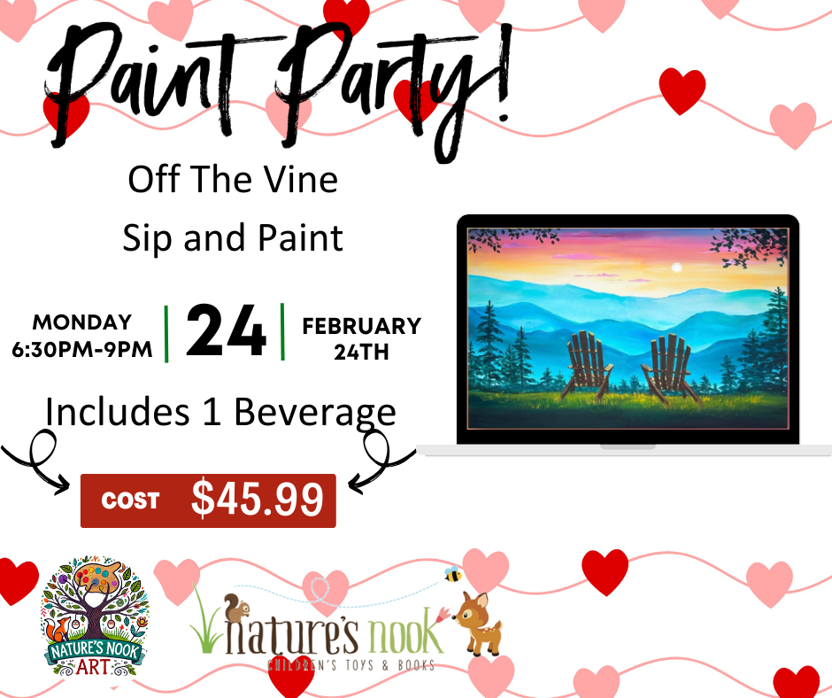 Feb. 24th Off The Vine Paint Party