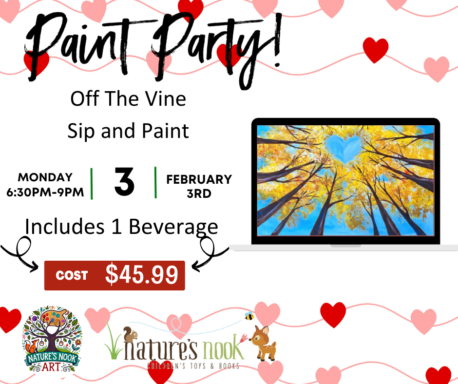 Feb. 3rd Off The Vine Paint Party