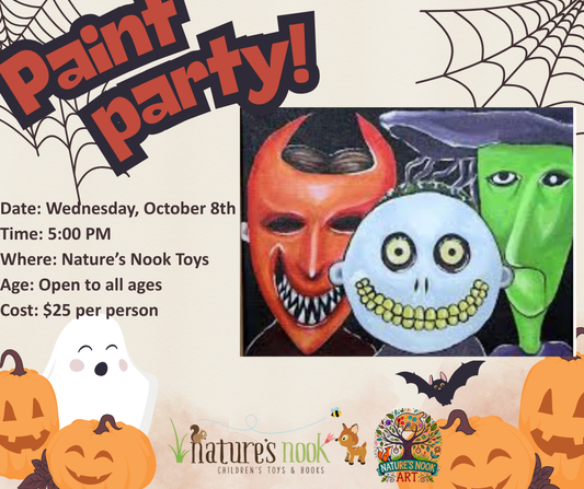 Oct. 8th Spooky Season Paint Party!
